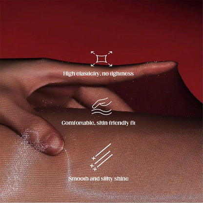 Kiiltävät ohuet sukkahousut naisille – repäisylujat ja luistamattomat