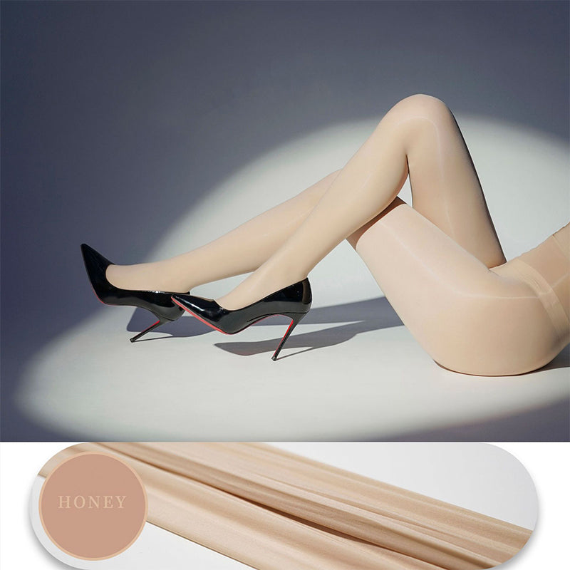 Kiiltävät ohuet sukkahousut naisille – repäisylujat ja luistamattomat