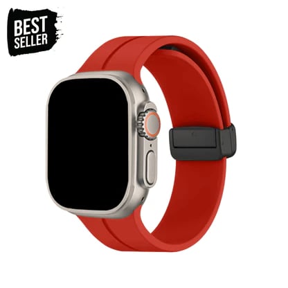 🔥Flash Sale 49% OFF - Silicone Magnetic Folding Band For Apple Watch Ultra Series 9/8/7/6/SE