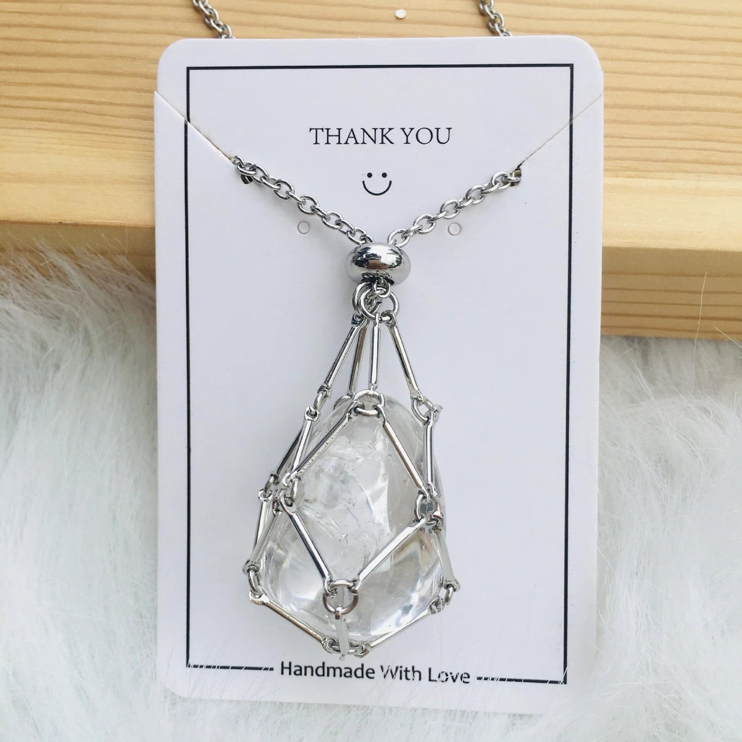 2024 Crystal Stone Holder kaulakoru - ilmainen (kristalli) lahja mukana🎁