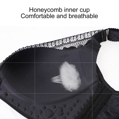 Seksikäs Rose kirjonta edessä sulkeminen Wirefree Bra