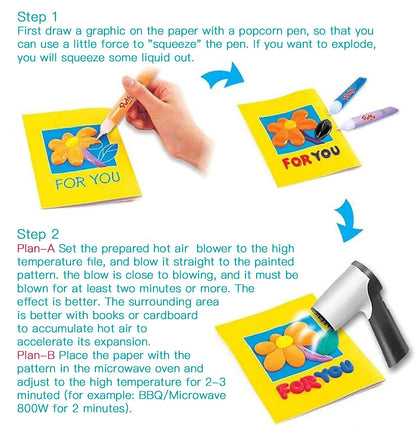 🎄Jouluale 49 %:n alennus - tee tee-se-itse Bubble Popcorn -piirustuskynät🎁Osta 3 Maksa 2 Ilmainen toimitus