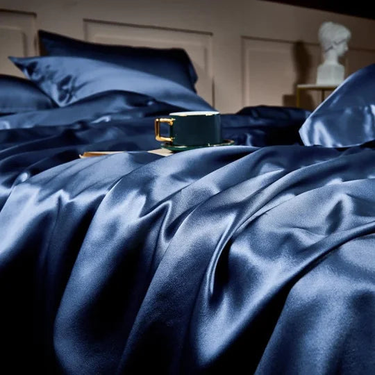 🌸25 Momme Luxury silkki sängyn tarvikkeet setti 4