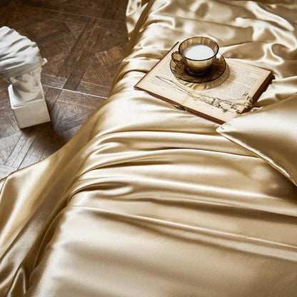 🌸25 Momme Luxury silkki sängyn tarvikkeet setti 4