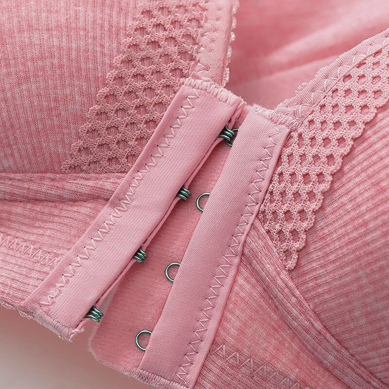 Ohut langaton push-up-rintaliivit etulukolla