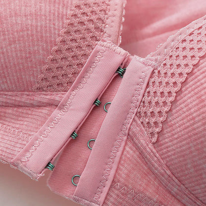 Ohut langaton push-up-rintaliivit etulukolla