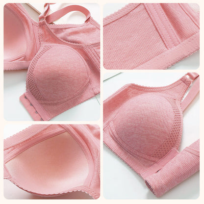 Ohut langaton push-up-rintaliivit etulukolla