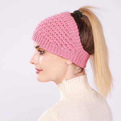 Kihara poninhäntä naisille Beanie