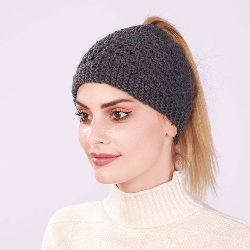 Kihara poninhäntä naisille Beanie