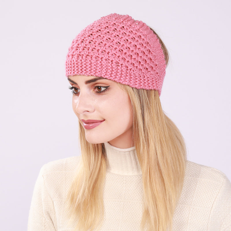 Kihara poninhäntä naisille Beanie