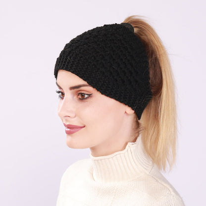 Kihara poninhäntä naisille Beanie