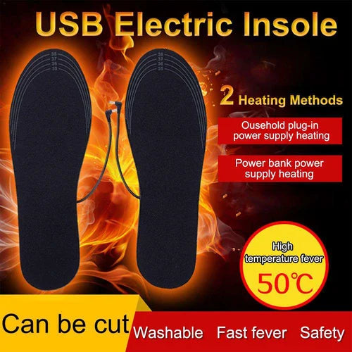 USB-lämmitetyt kengänpohjalliset🔥Hot Ale 49% OFF🔥