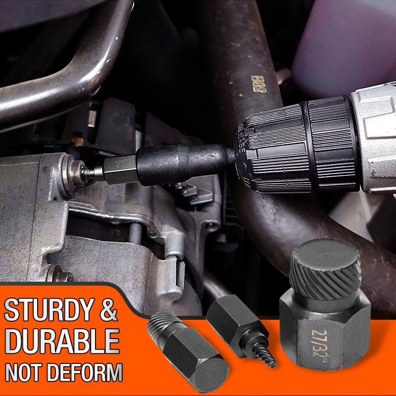 Pousbo® 5-osainen ruuvi- ja pultinpoistosarja