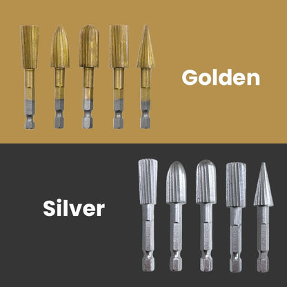 Pousbo® 5pcs Heavy Duty Rotary File Grinding Tools