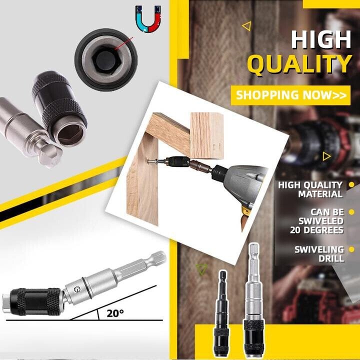 🔥Hot Sale-50% Off🔥 Magneettinen kääntyvä bitin kärkipidike (Osta 2 ilmaista 1) 🔩