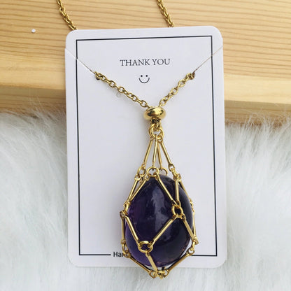 2024 Crystal Stone Holder kaulakoru - ilmainen (kristalli) lahja mukana🎁