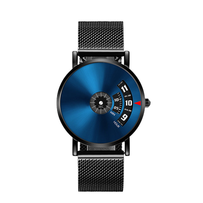 Miesten vedenpitävä automaattinen katsella teräs / verkko / nahka katsella hihna