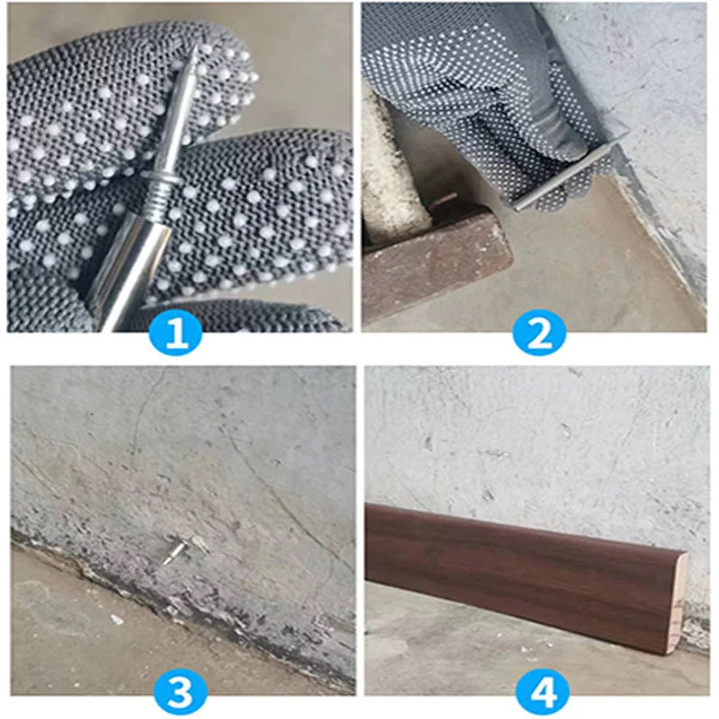 🔩Kaksipäällinen jalkalista saumaton naula