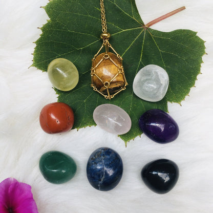 2024 Crystal Stone Holder kaulakoru - ilmainen (kristalli) lahja mukana🎁