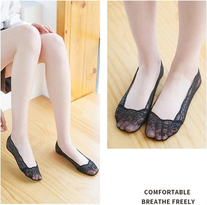 Pitsiä Näkymättömät Sukat Naisille