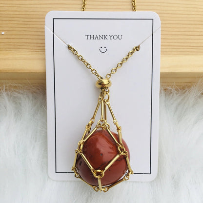 2024 Crystal Stone Holder kaulakoru - ilmainen (kristalli) lahja mukana🎁
