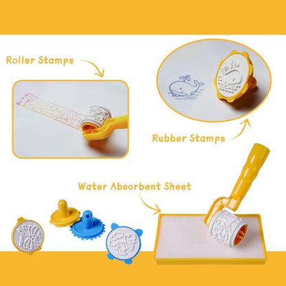 🔥 Vesipiirrosmatto, vesimaalaus piirustusmatto sotkuton oppimislelumatto👉