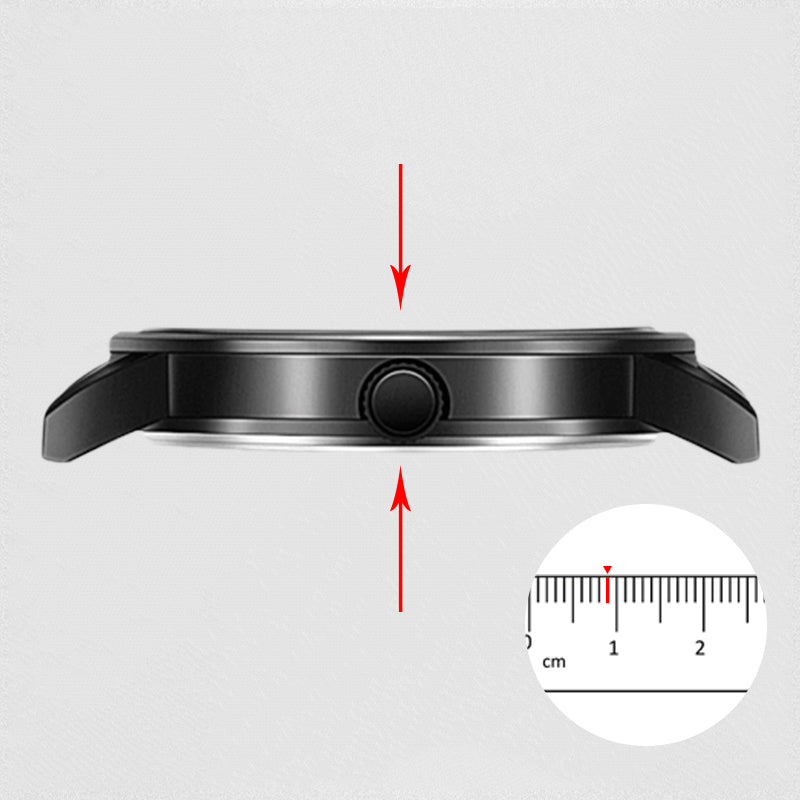 Miesten vedenpitävä automaattinen katsella teräs / verkko / nahka katsella hihna