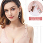 Seksikäs Rose kirjonta edessä sulkeminen Wirefree Bra