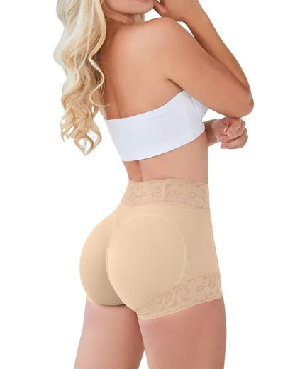 Naisten Pitsi Classic Daily Wear Body Shaper Butt Lifter -housuhousujen tasoittava alushousu