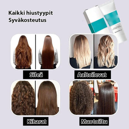 Keratiinihoito hiusten suoristus kerma