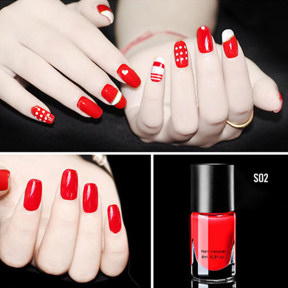 19 väriä kuorittavaa vesiohenteista kynsilakkaa