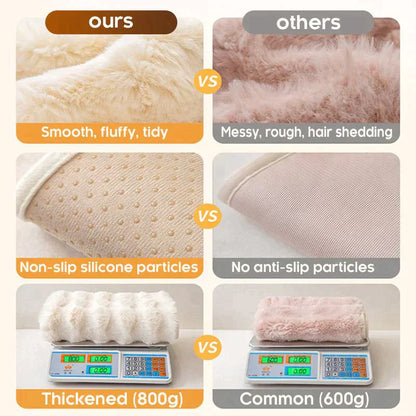 Paksuuntunut kanin muhkea sohvanpäällinen