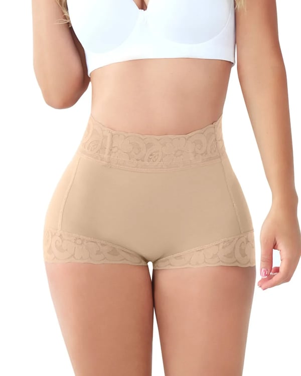 Naisten Pitsi Classic Daily Wear Body Shaper Butt Lifter -housuhousujen tasoittava alushousu