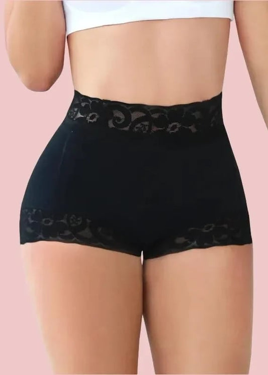 Naisten Pitsi Classic Daily Wear Body Shaper Butt Lifter -housuhousujen tasoittava alushousu