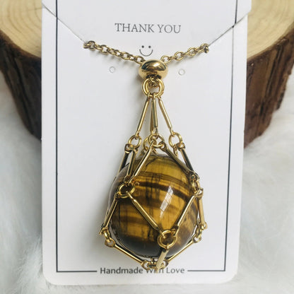 2024 Crystal Stone Holder kaulakoru - ilmainen (kristalli) lahja mukana🎁