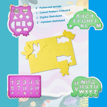 🔥 Vesipiirrosmatto, vesimaalaus piirustusmatto sotkuton oppimislelumatto👉