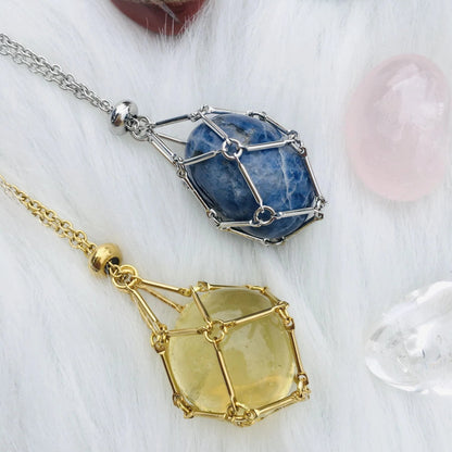 2024 Crystal Stone Holder kaulakoru - ilmainen (kristalli) lahja mukana🎁