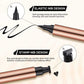 Kaksipäinen kolmionmuotoinen sinetti eyeliner Eyeliner nopeasti kuivuva pitkäkestoinen ei tahraantuva vedenkestävä