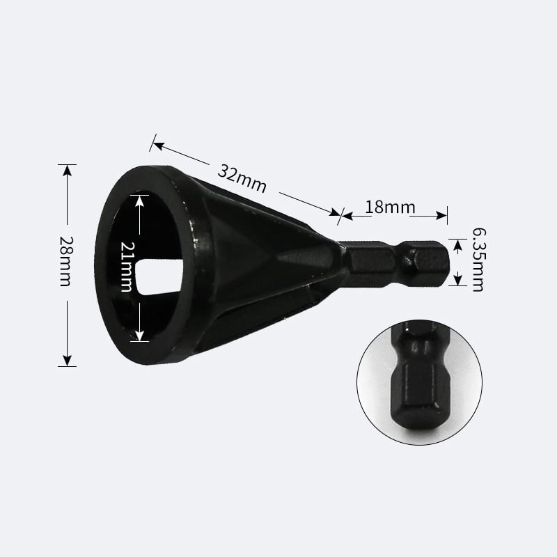 Ruostumattomasta teräksestä valmistettu purseenpoistotyökalu