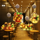 ⛄Christmas pre-myynti🎄Christmas ikkuna roikkuu valot💡
