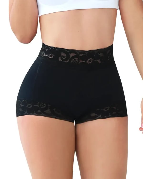 Naisten Pitsi Classic Daily Wear Body Shaper Butt Lifter -housuhousujen tasoittava alushousu