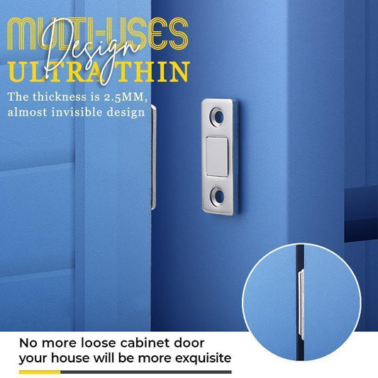 Vahva magneettinen Punch-free Ultra-ohut näkymätön oven imu（4 PCS）