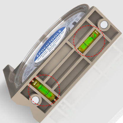 Monitoiminen kulmaa mittaava instrumentti - Pohjassa vahva magneettisuus
