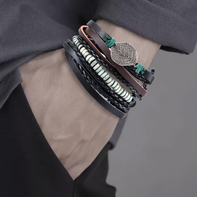 [Paras lahja rakastajallesi] Monikerroksinen helminauhakudonta rannekoru