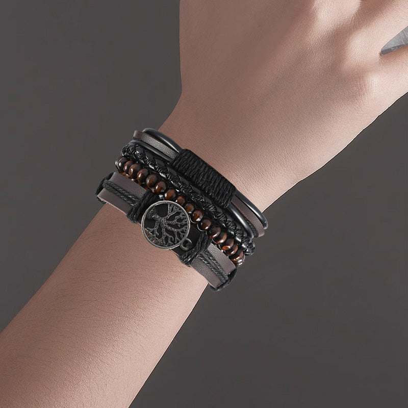 [Paras lahja rakastajallesi] Monikerroksinen helminauhakudonta rannekoru