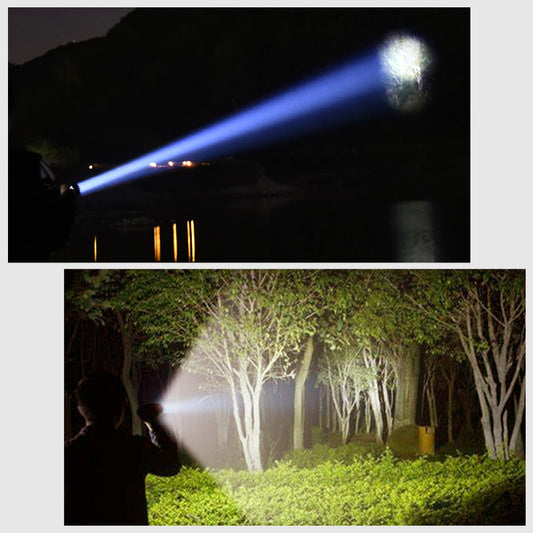 【Lahja ulkoiluun ystäville】 LED Strong Light S18 taskulamppu