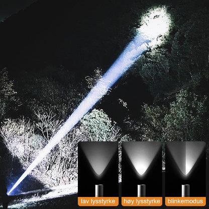 【Lahja ulkoiluun ystäville】 LED Strong Light S18 taskulamppu
