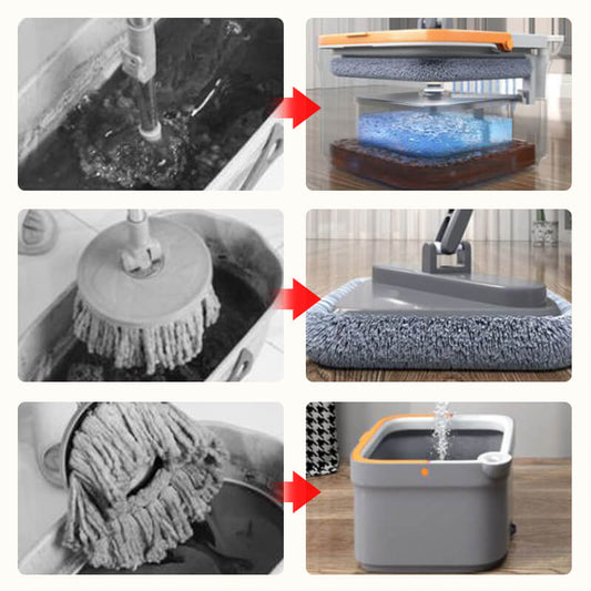 Itsepesu & Kuiva spin -mop