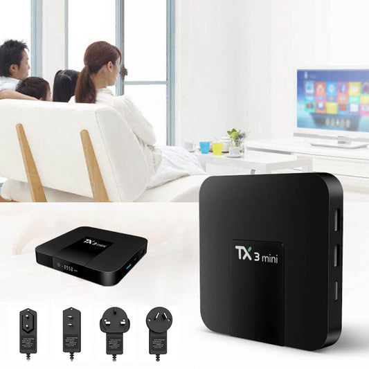 TX3 Mini 4k HD-Internet-TV-sovitin-boksi
