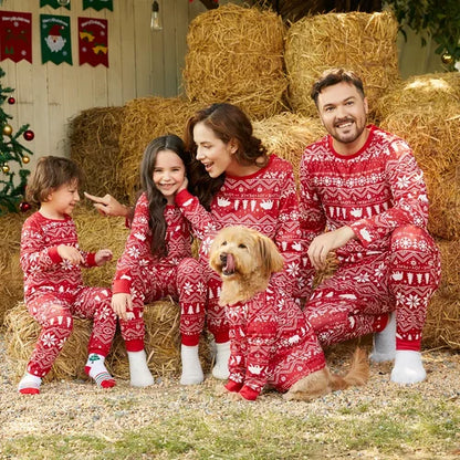 Joulun perheen pyjama setti